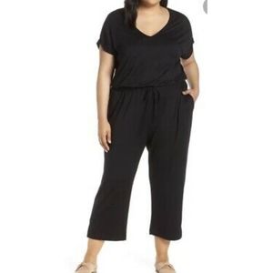 Caslon v neck jumpsuit romper size 1x